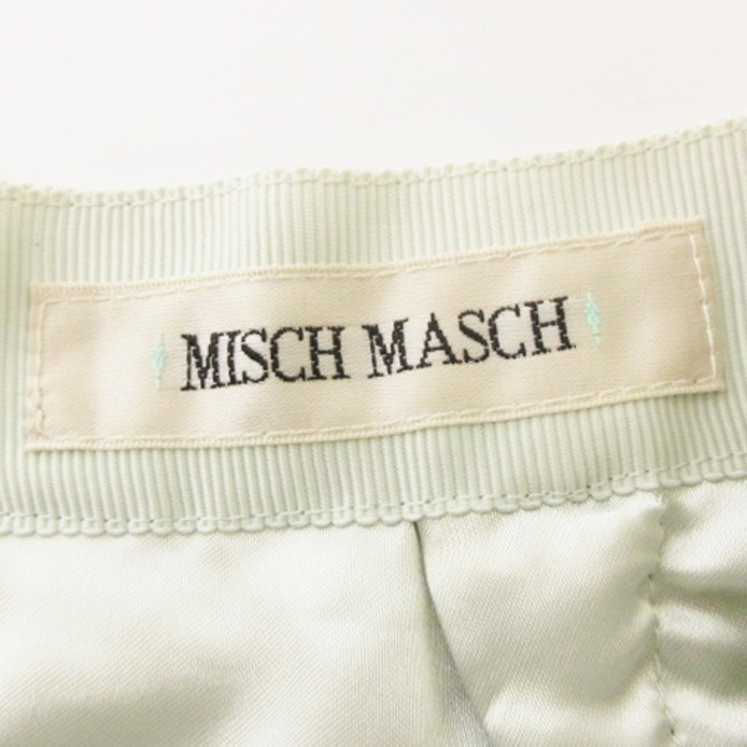 MISCH MASCH(ミッシュマッシュ)のミッシュマッシュ タイト スカート ひざ丈 レース ライトグリーン系 S レディースのスカート(ひざ丈スカート)の商品写真