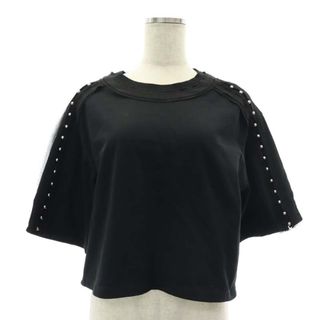 スリーワンフィリップリム(3.1 Phillip Lim)の3.1 フィリップリム スタッズスリーブTシャツ カットソー クロップド 五分袖(その他)