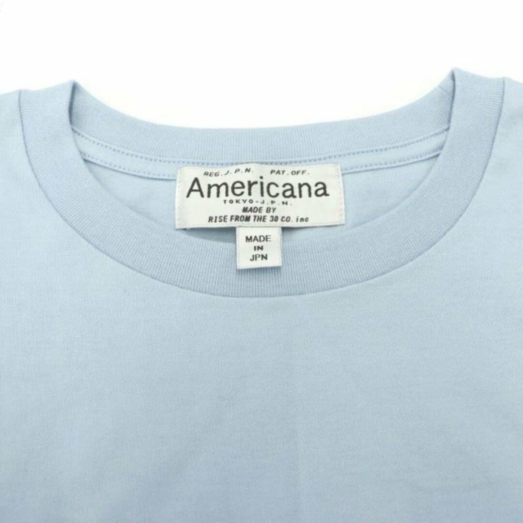 AMERICANA(アメリカーナ)のアメリカーナ 22SS コンパクトテンジクTシャツ カットソー 半袖 ロゴ M レディースのトップス(Tシャツ(半袖/袖なし))の商品写真