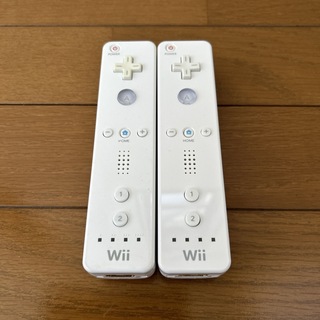 ウィー(Wii)のwiiリモコン　ホワイト　2個セット(その他)