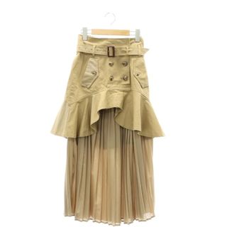 アメリヴィンテージ(Ameri VINTAGE)のアメリヴィンテージ TRENCH PLEATS SKIRT プリーツスカート(ロングスカート)