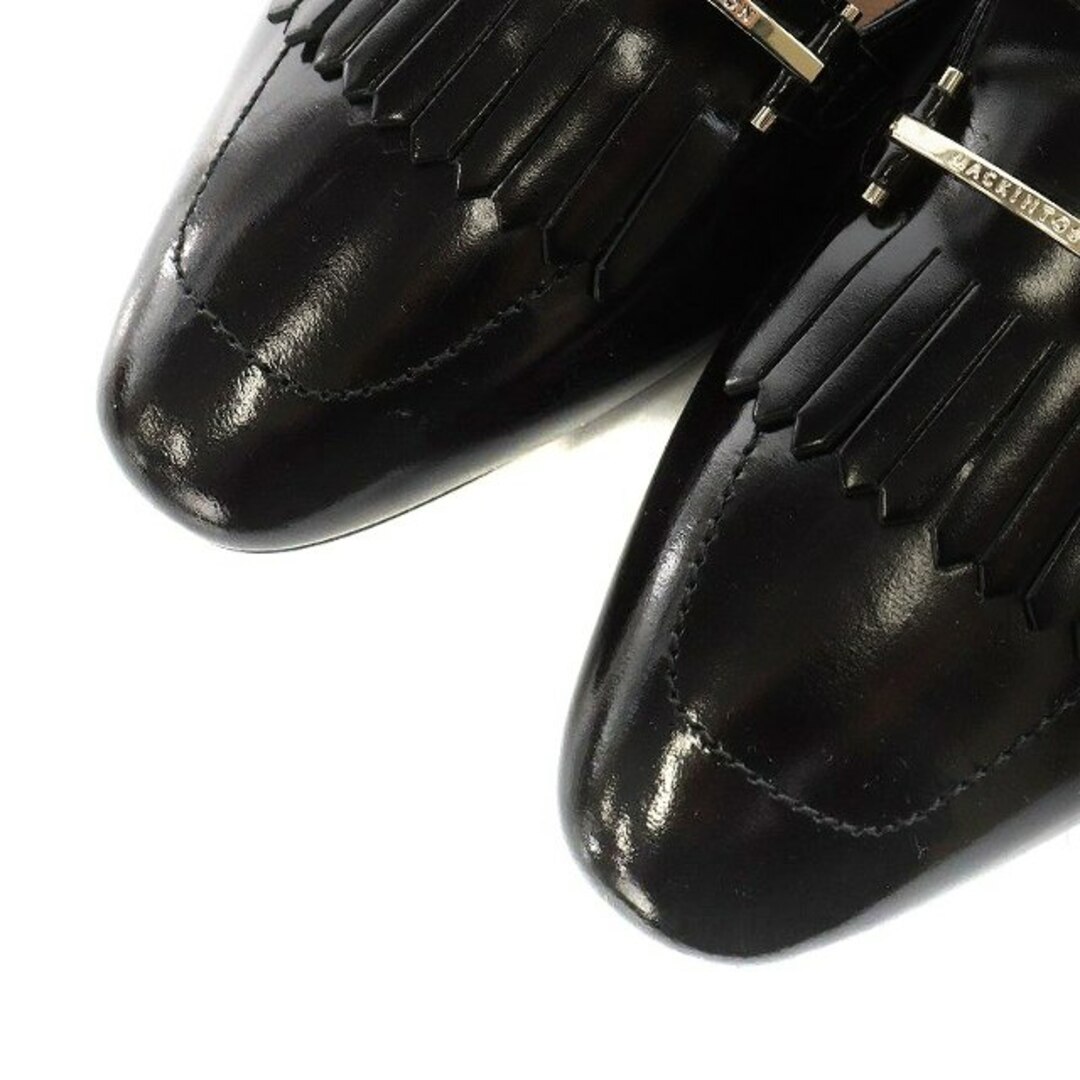マッキントッシュ ロンドン ローファー フリンジ 22.5cm 黒 レディースの靴/シューズ(ローファー/革靴)の商品写真