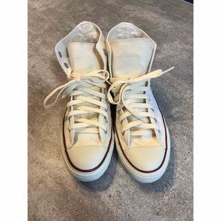 コンバース(CONVERSE)のコンバース　26.5cm アイボリー(スニーカー)