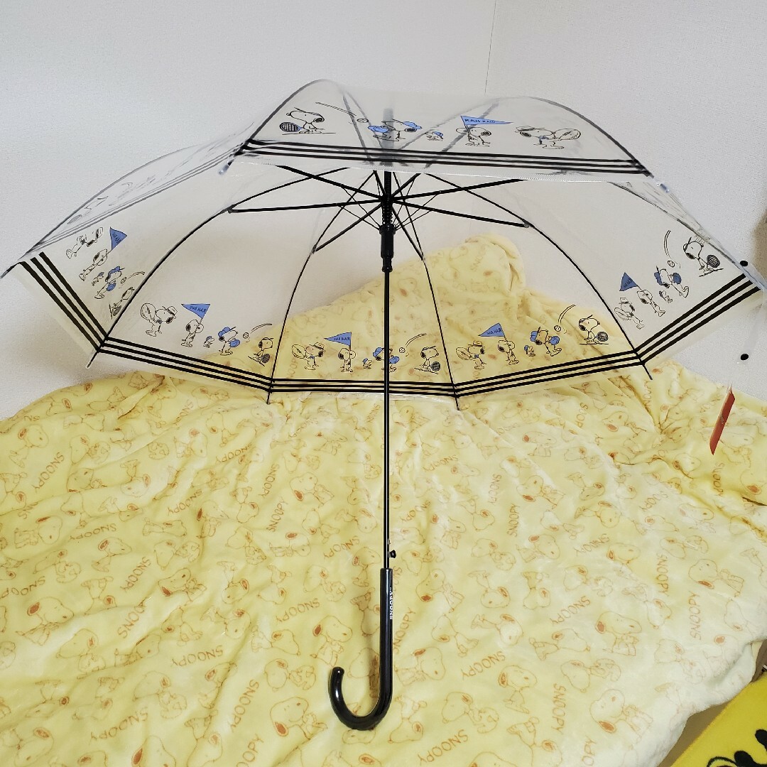 SNOOPY(スヌーピー)のSNOOPY しまむら限定 60cmジャンプ傘 雨傘 長傘 スヌーピースポーツ レディースのファッション小物(傘)の商品写真