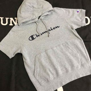 チャンピオン(Champion)のチャンピオン　半袖パーカー　M(パーカー)