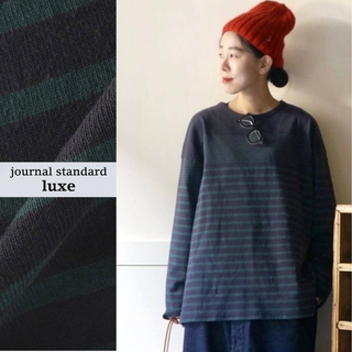 journal standard luxe ボーダークルーロンT