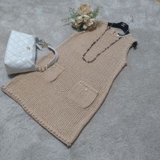 ♥美品CHANEL♥のニットワンピース