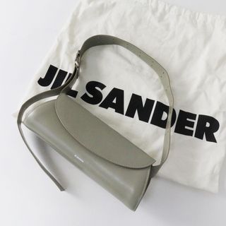 ジルサンダー(Jil Sander)の極美品 ジルサンダー Jil Sander Cannolo スモール/カーキ カンノーロ バッグ ショルダーバッグ レザー【2400013810807】(ショルダーバッグ)