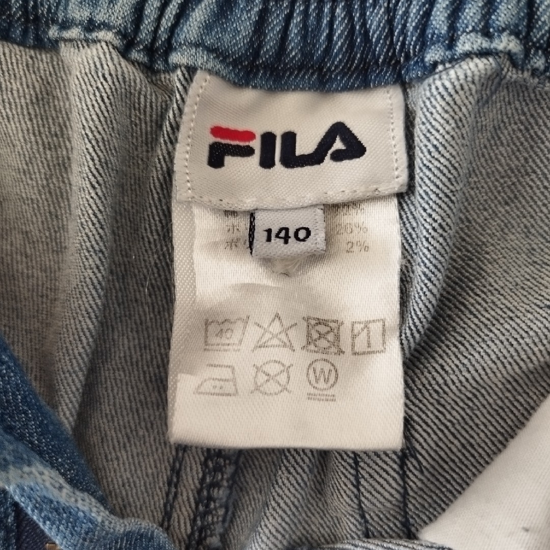 FILA(フィラ)のFILA　デニムショートパンツ140 キッズ/ベビー/マタニティのキッズ服女の子用(90cm~)(パンツ/スパッツ)の商品写真