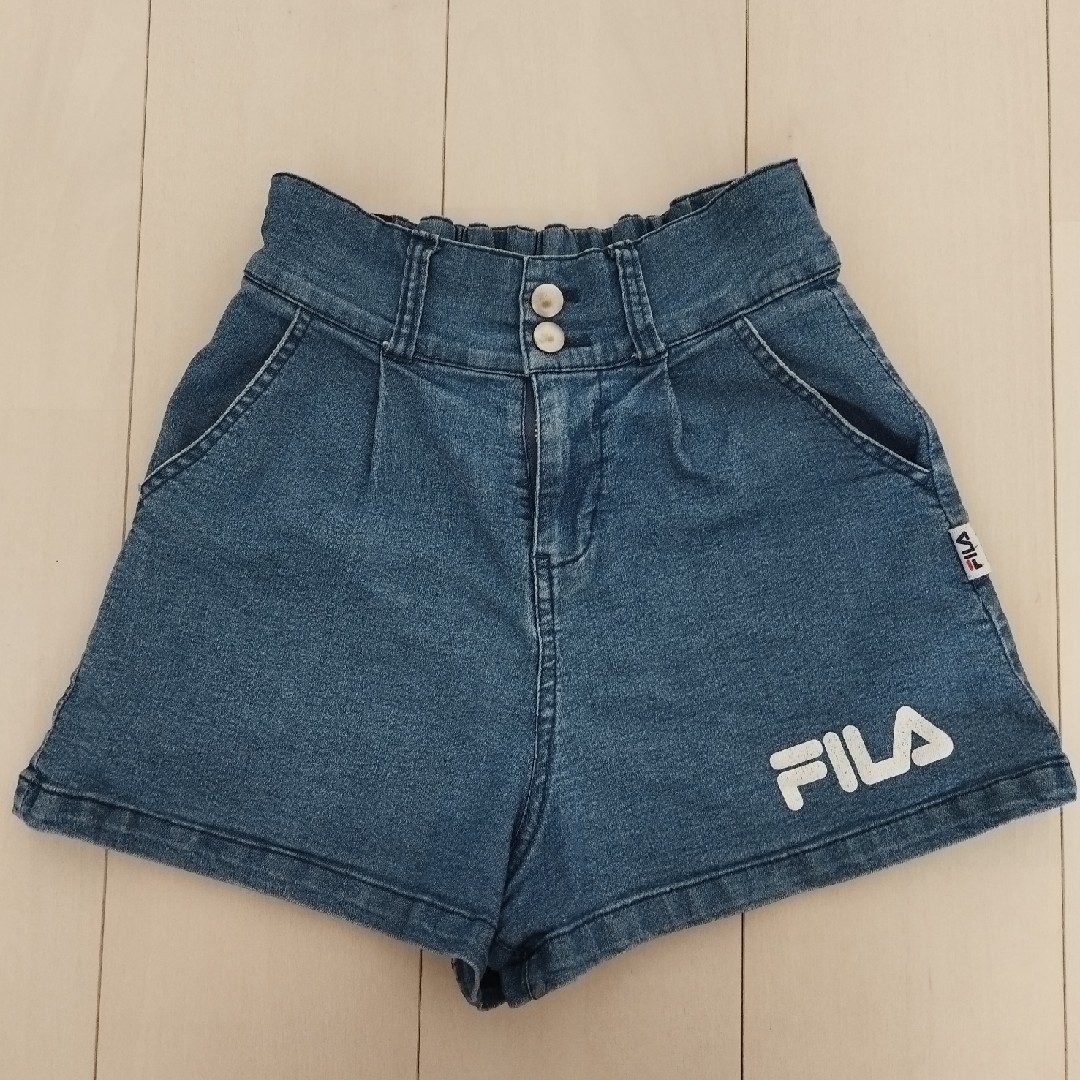 FILA(フィラ)のFILA　デニムショートパンツ140 キッズ/ベビー/マタニティのキッズ服女の子用(90cm~)(パンツ/スパッツ)の商品写真