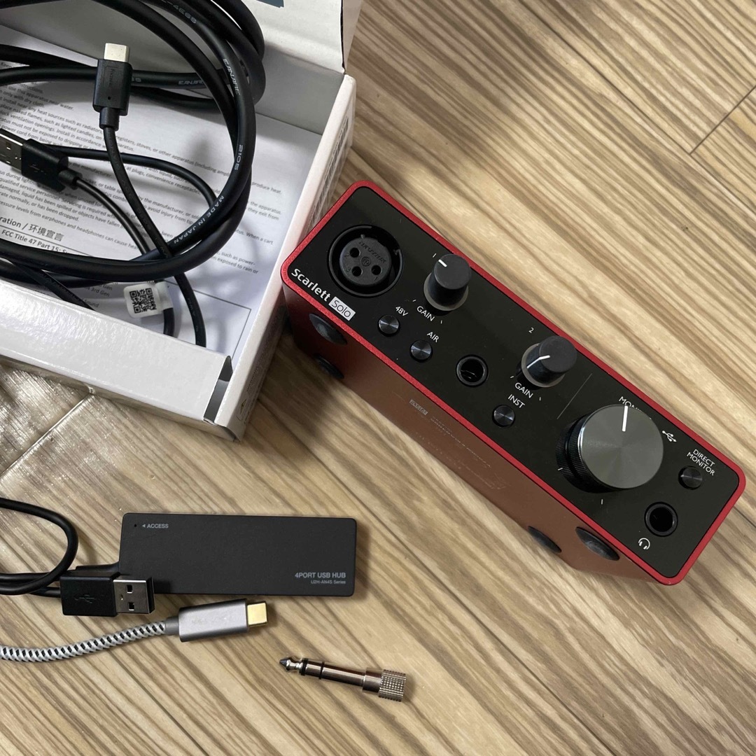 Focusrite Scarlett Solo 3rd Gen 楽器のDTM/DAW(オーディオインターフェイス)の商品写真