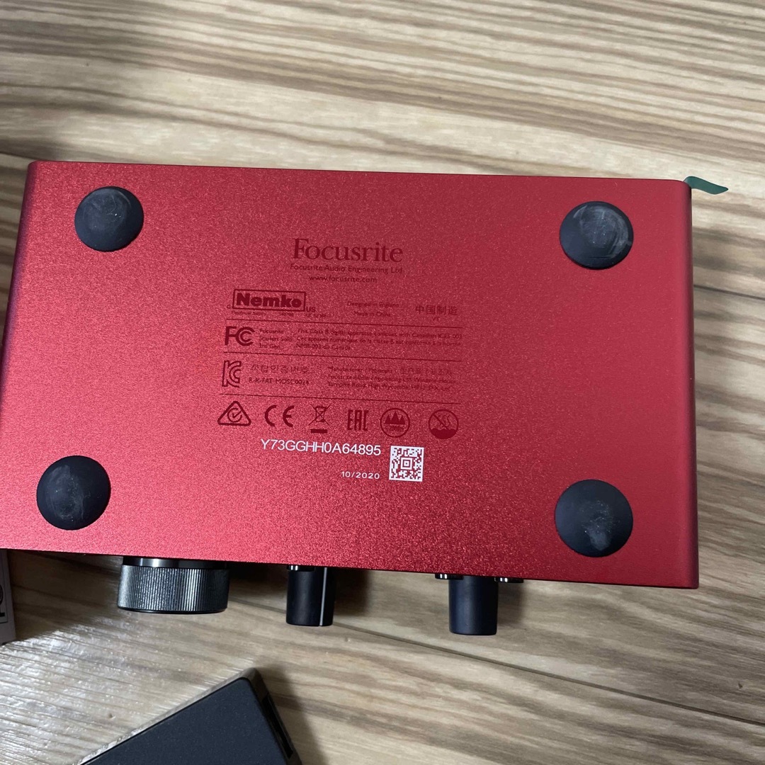 Focusrite Scarlett Solo 3rd Gen 楽器のDTM/DAW(オーディオインターフェイス)の商品写真