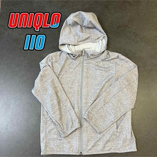 ユニクロ(UNIQLO)の110 UNIQLO エアリズム　パーカー(ジャケット/上着)