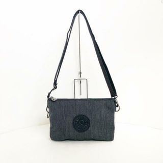 キプリング(kipling)のKipling(キプリング) ショルダーバッグ美品  - ダークネイビー×レッド×白 ナイロン(ショルダーバッグ)