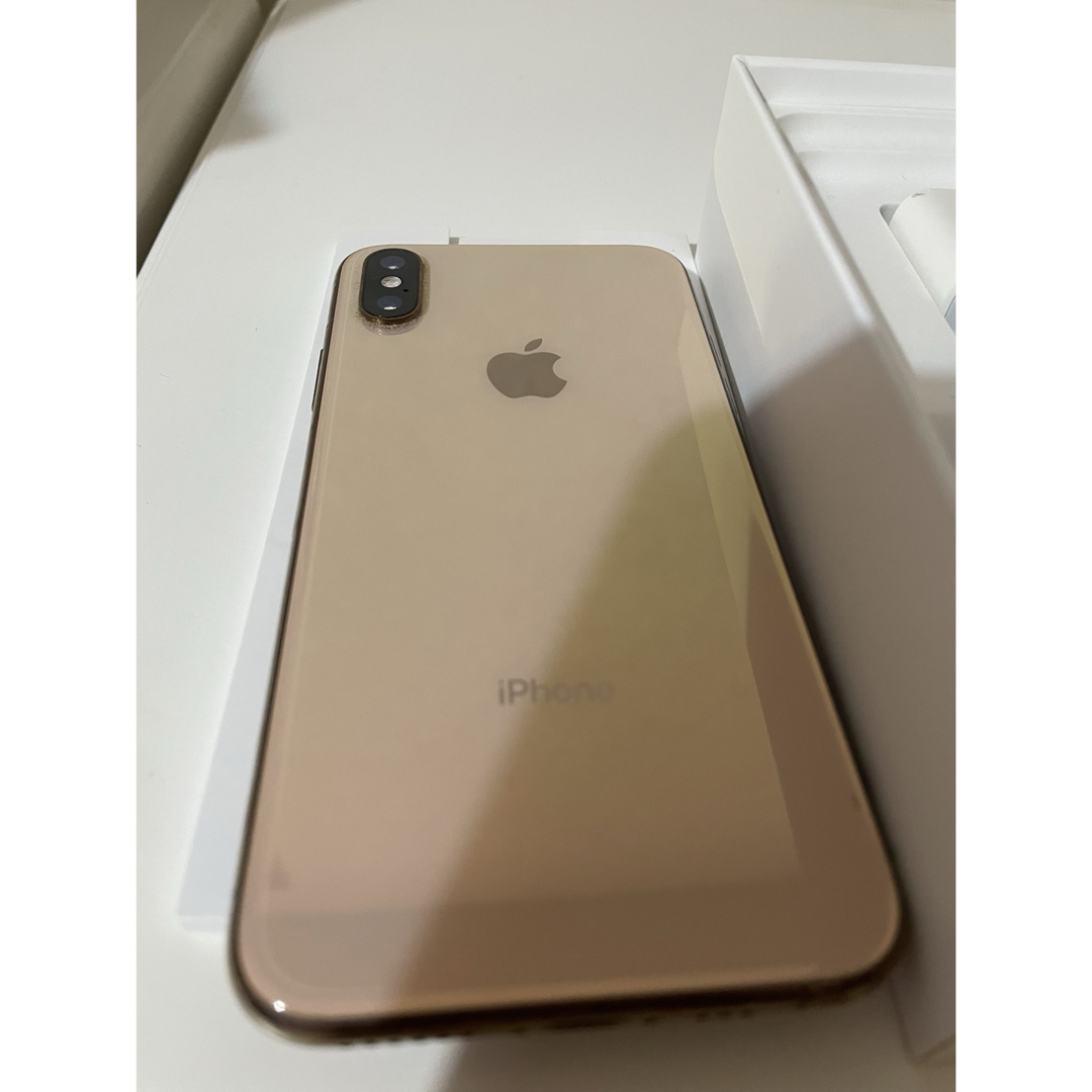 Apple(アップル)の【iPhoneXs 256GB／ゴールド】美品 箱付き 本体  スマホ/家電/カメラのスマートフォン/携帯電話(スマートフォン本体)の商品写真