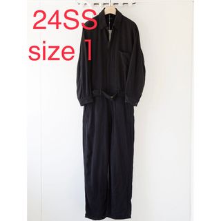 美品 24SS COMOLI シルクネップ オールインワン サイズ１