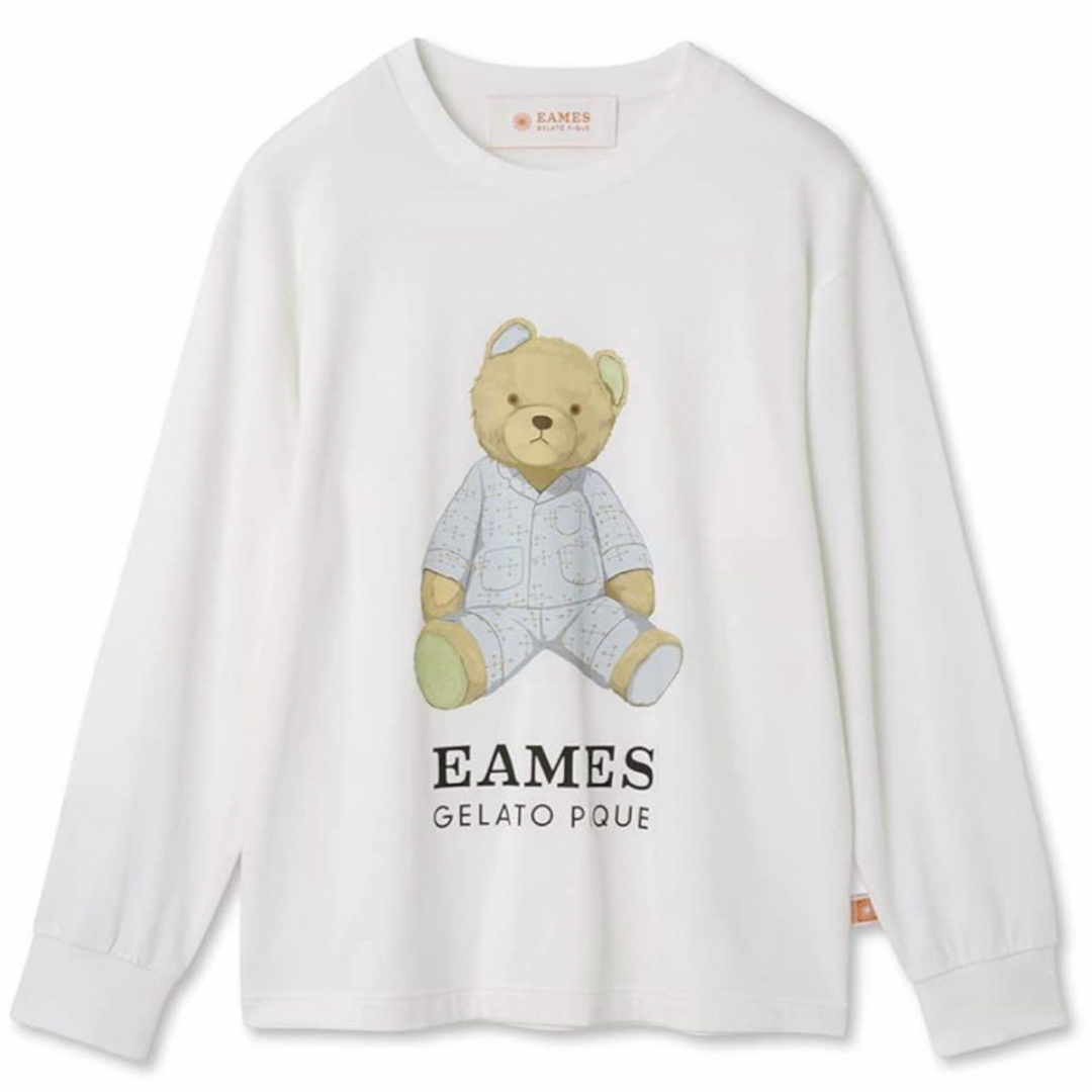 gelato pique(ジェラートピケ)のジェラートピケ EAMES HOMME BEARワンポイントロンＴ ルームウェア メンズのトップス(Tシャツ/カットソー(七分/長袖))の商品写真