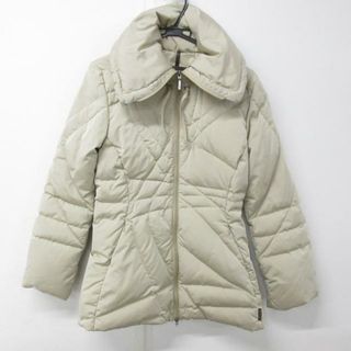 モンクレール(MONCLER)のMONCLER(モンクレール) ダウンジャケット サイズ0 XS レディース - ベージュ 長袖/秋/冬(ダウンジャケット)