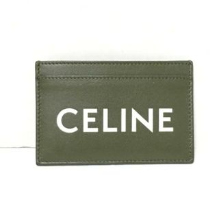 セリーヌ(celine)のCELINE(セリーヌ) カードケース - 10B703DMF.31DO ダークオリーブ レザー(名刺入れ/定期入れ)