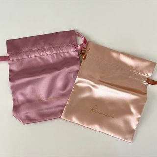 新品未使用✨リリミュウ🐈ノベルティ🎁サテン巾着2枚セット(ポーチ)