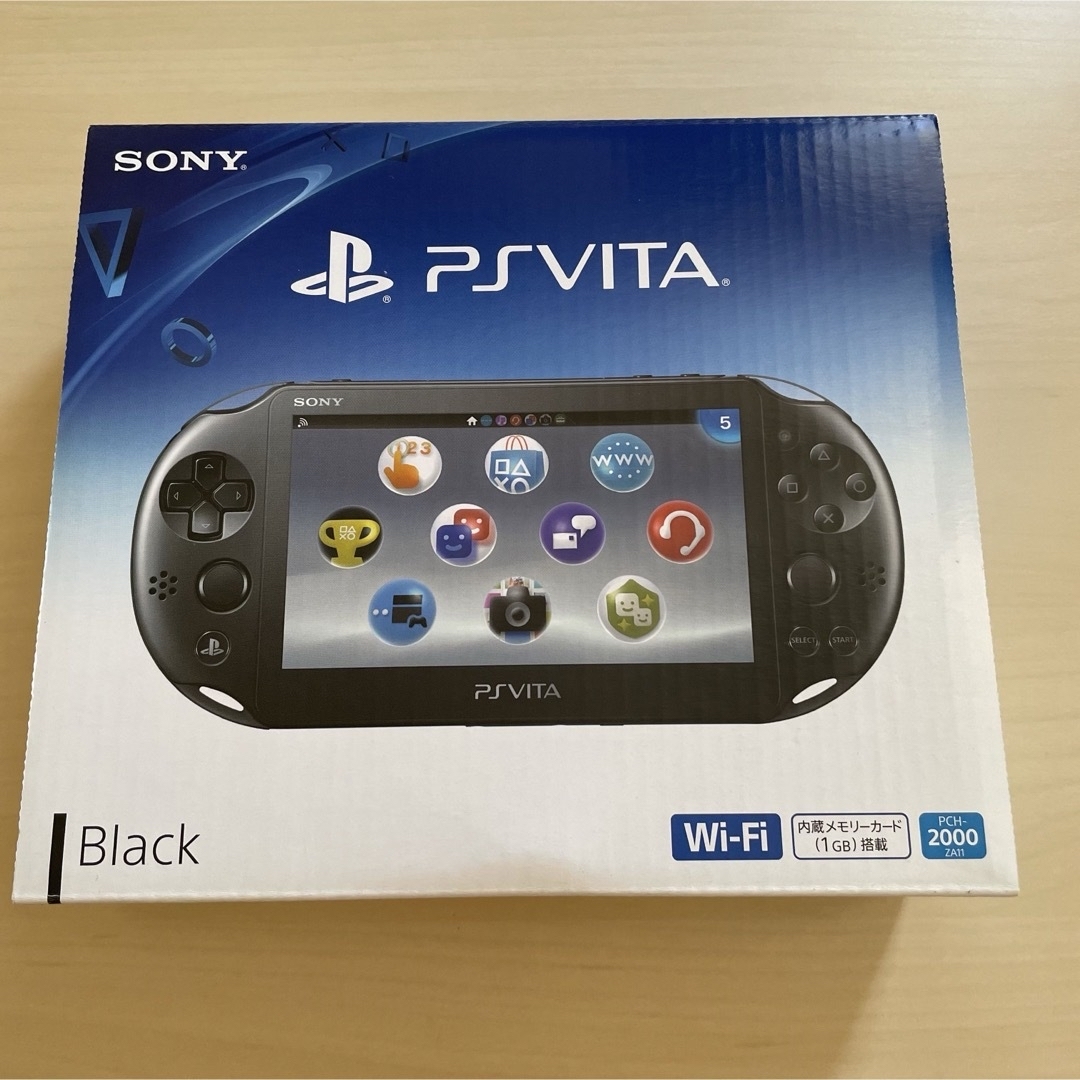 PlayStation Vita(プレイステーションヴィータ)のSONY PlayStationVITA 本体  PCH-2000 ZA11 エンタメ/ホビーのゲームソフト/ゲーム機本体(携帯用ゲーム機本体)の商品写真