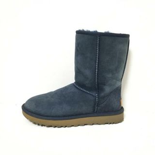 アグ(UGG)のUGG(アグ) ショートブーツ 24 レディース クラシックショート2 1016223 ネイビー ムートン(ブーツ)