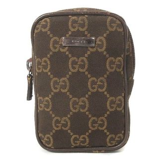 グッチ(Gucci)のグッチ GUCCI シガレットケース ポーチ GGキャンバス 茶 ブラウン(その他)