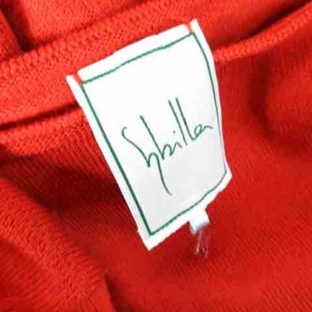 Sybilla(シビラ)のシビラ ニットワンピース ウール 長袖 オレンジ M レディースのワンピース(ロングワンピース/マキシワンピース)の商品写真