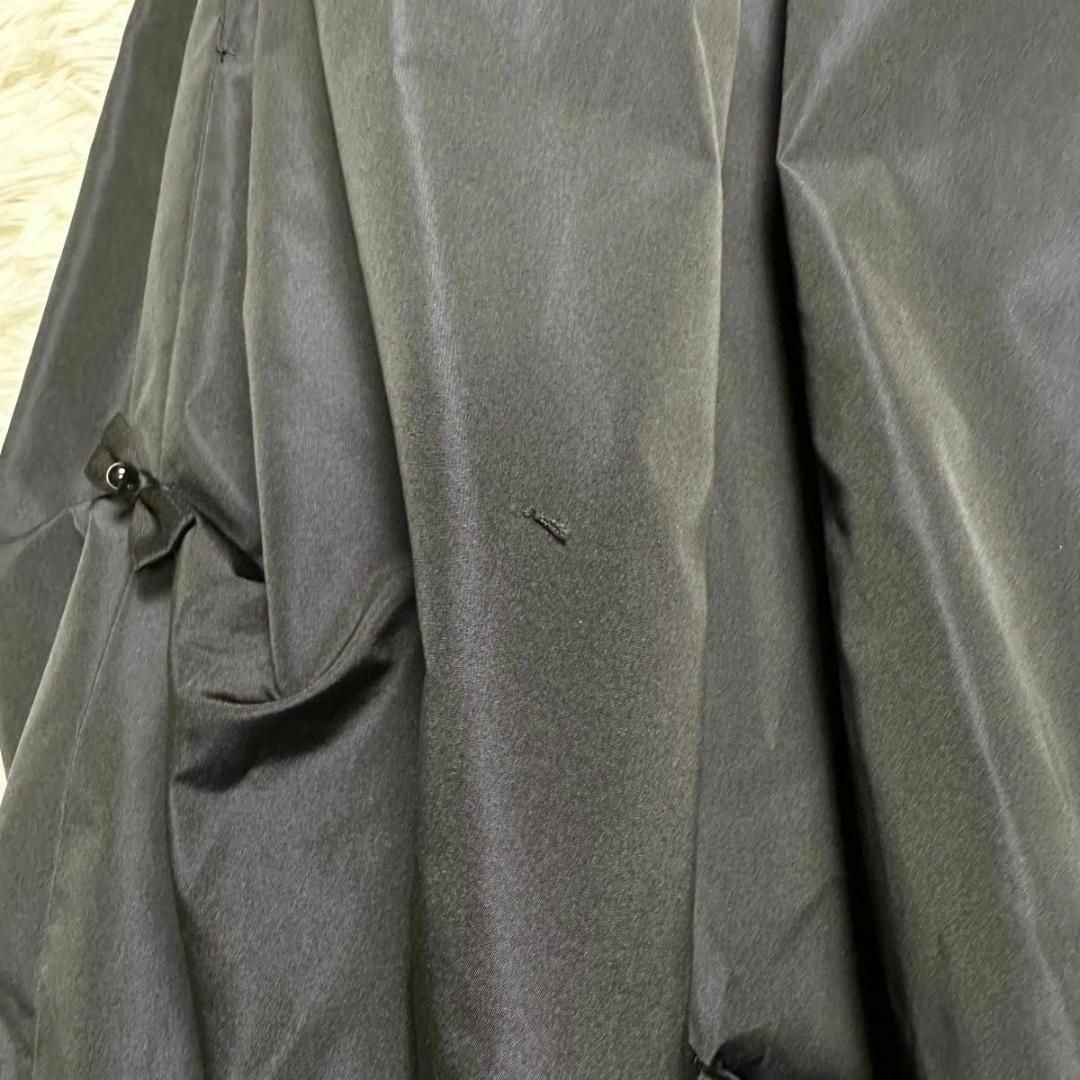 Rene ルネ　バルーンスカート　パールリボン付　ブラック　黒　36 サイズS レディースのスカート(ひざ丈スカート)の商品写真
