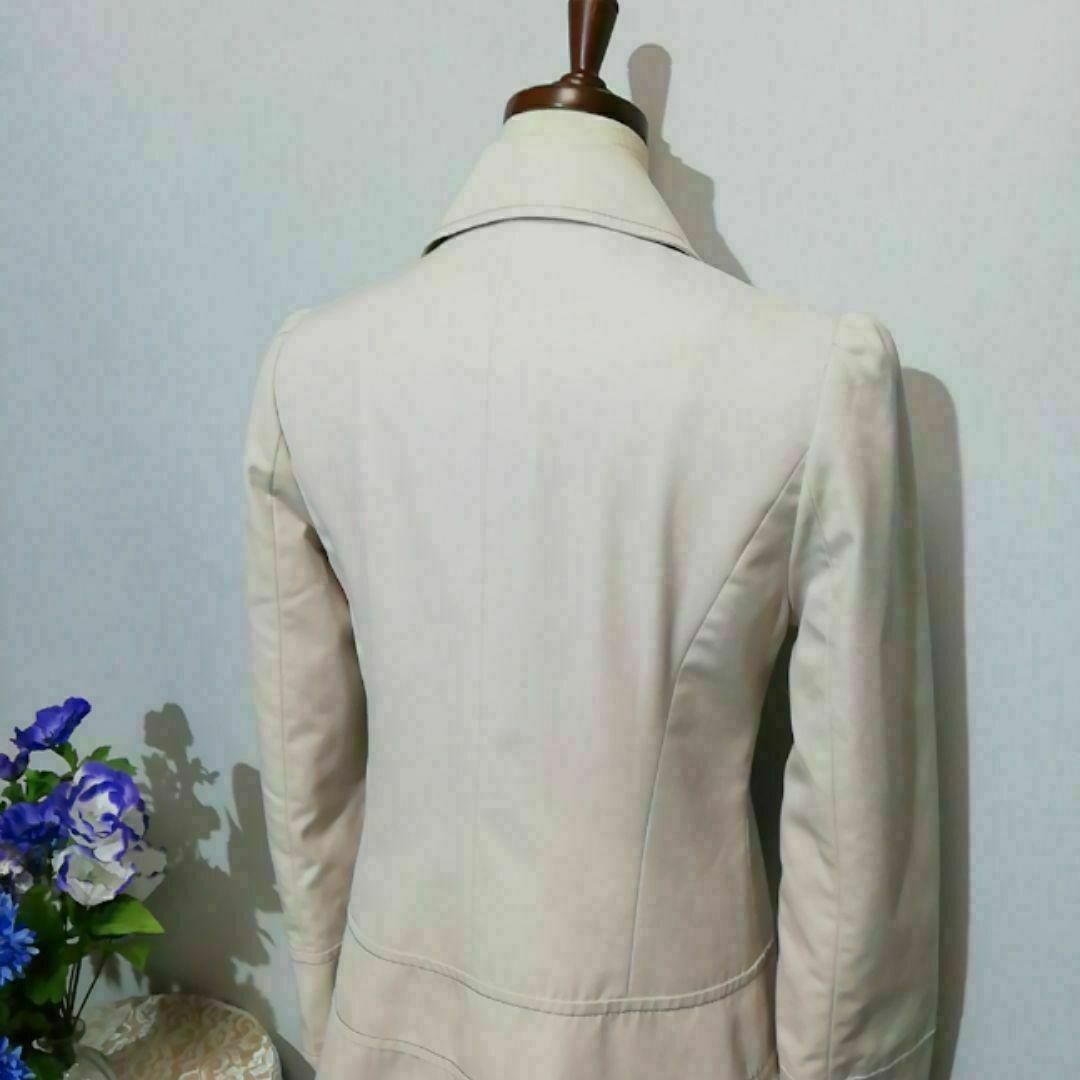 ef-de(エフデ)のエフデ　極上美品　薄いベージュ色系　トレンチコート　Ｓサイズ レディースのジャケット/アウター(トレンチコート)の商品写真