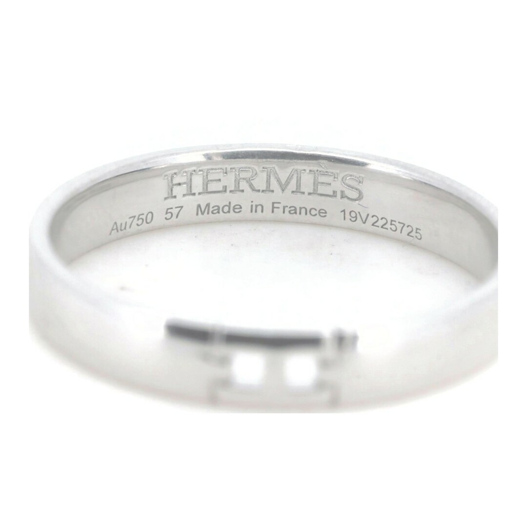 Hermes(エルメス)の目立った傷や汚れなし エルメス エヴァーヘラクレス リング 指輪 16号 K18WG(18金 ホワイトゴールド) レディースのアクセサリー(リング(指輪))の商品写真