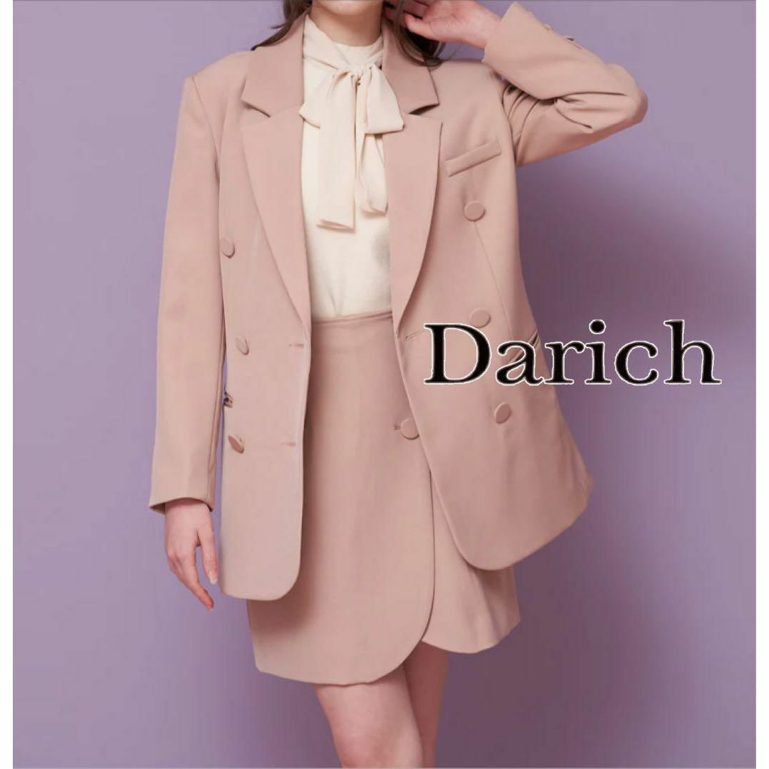 Darich(ダーリッチ)の新品タグ付き★Darich シルエットカラージャケット 0409 レディースのジャケット/アウター(テーラードジャケット)の商品写真