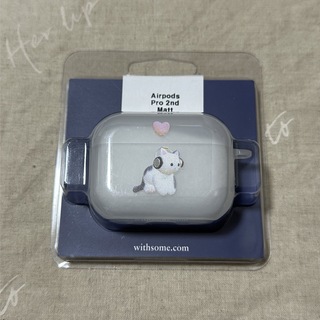 withsome ミューズサムキャット Airpods Pro2 ケース(ヘッドフォン/イヤフォン)