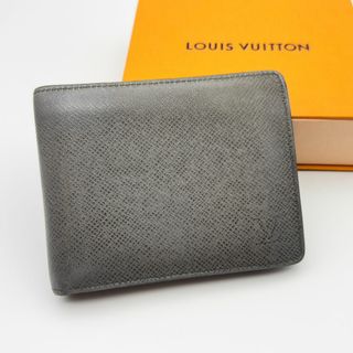 ルイヴィトン(LOUIS VUITTON)の【極美品】ルイヴィトン　タイガ　ポルトフォイユ フロリン　グレー　折財布(折り財布)