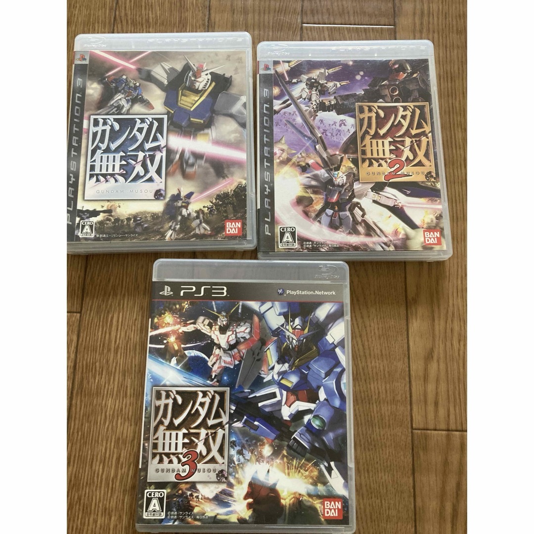 PlayStation3(プレイステーション3)のPS3ガンダム無双3セット エンタメ/ホビーのゲームソフト/ゲーム機本体(家庭用ゲームソフト)の商品写真