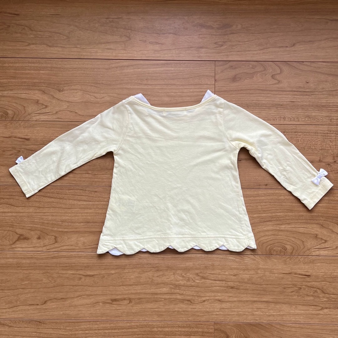 evercloset(エバークローゼット)の長袖　100  ビスチェ  90   4点セット　まとめ キッズ/ベビー/マタニティのキッズ服女の子用(90cm~)(Tシャツ/カットソー)の商品写真