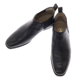 クラークス(Clarks)の【中古】クラークス Clarks Amieson Top ショート サイドゴアブーツ ブラック【サイズUK7】【メンズ】(ブーツ)