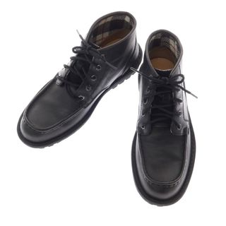 クラークス(Clarks)の【中古】クラークス Clarks MANLY PATH モカシン レースアップブーツ ブラック【サイズUK7】【メンズ】(ブーツ)