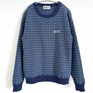 【BoTT】Century Sweater navy(ニット/セーター)