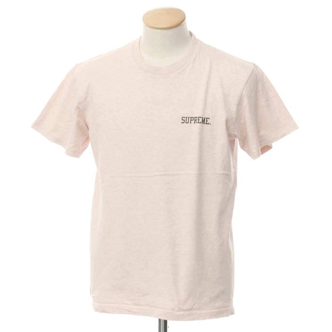 Supreme(シュプリーム)の【中古】シュプリーム Supreme 2019年秋冬 Rita Ackermann Heroines Tee プリント 半袖Ｔシャツ ライトピンクxグレー【サイズS】【メンズ】 メンズのトップス(Tシャツ/カットソー(半袖/袖なし))の商品写真