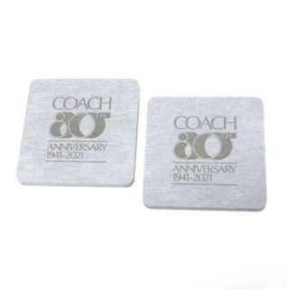 コーチ(COACH)のコーチ 小物新品同様  - グレー 化学繊維(その他)