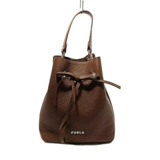 フルラ(Furla)のFURLA(フルラ) ハンドバッグ コスタンザ ブラウン 巾着型 レザー(ハンドバッグ)