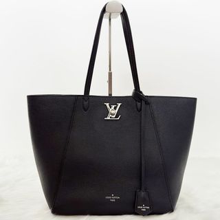 ルイヴィトン(LOUIS VUITTON)の【極美品】ルイヴィトン　ロックミー　カバ　トートバッグ　黒(トートバッグ)