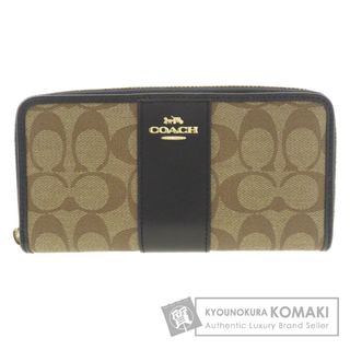 コーチ(COACH)のCOACH F54630 シグネチャー 長財布（小銭入れあり） レザー PVC レディース(財布)