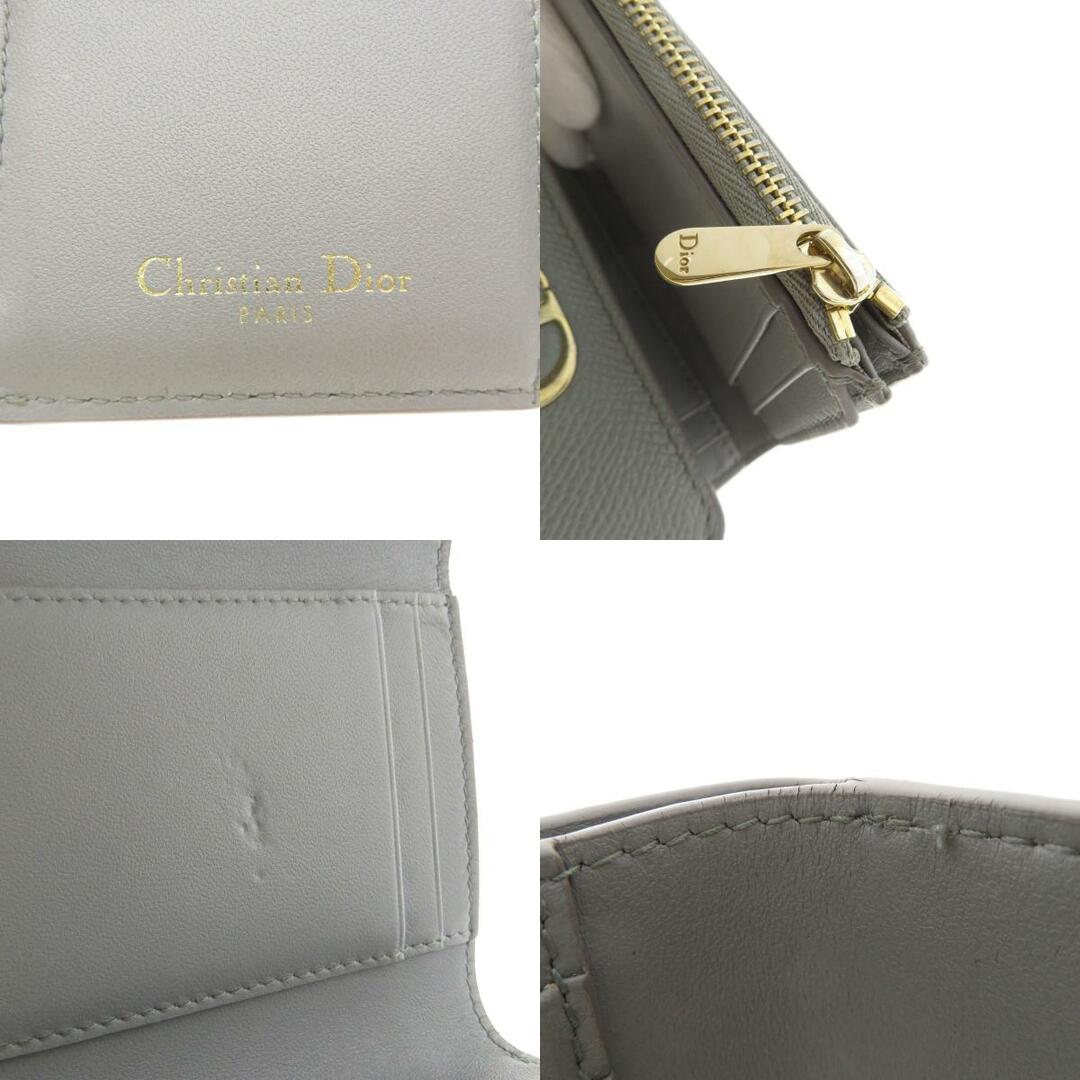 Christian Dior(クリスチャンディオール)のCHRISTIAN DIOR ロゴモチーフ ミニウォレット 二つ折り財布（小銭入れあり） カーフ レディース レディースのファッション小物(財布)の商品写真