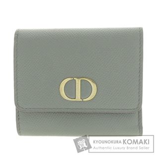 クリスチャンディオール(Christian Dior)のCHRISTIAN DIOR ロゴモチーフ ミニウォレット 二つ折り財布（小銭入れあり） カーフ レディース(財布)