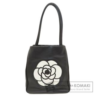 シャネル(CHANEL)のCHANEL カメリア ゴールド金具 トートバッグ ラムスキン レディース(トートバッグ)