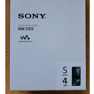 ソニー(SONY)のSONY ウォークマン Sシリーズ NW-S313(B)(ポータブルプレーヤー)