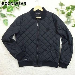 ロカウェア(Rocawear)のロカウェア　キルティング　MA-1　ボンバージャケット　L　ブラック　ドイツ製(フライトジャケット)