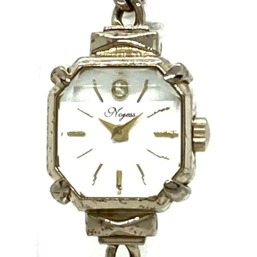 NOJESS(ノジェス)のノジェス 腕時計 - レディース 1Pダイヤ 白 レディースのファッション小物(腕時計)の商品写真